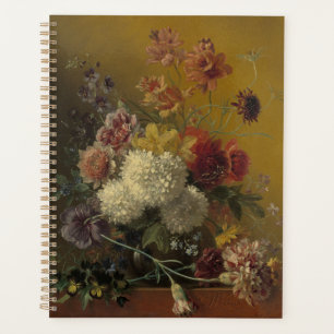 Stilleven a rencontré Bloemen - Elégant floral Vin