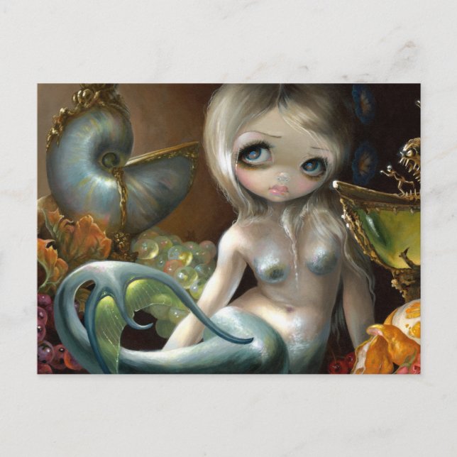 "Stilleven II :  Carte postale Zeemeermin" (Devant)