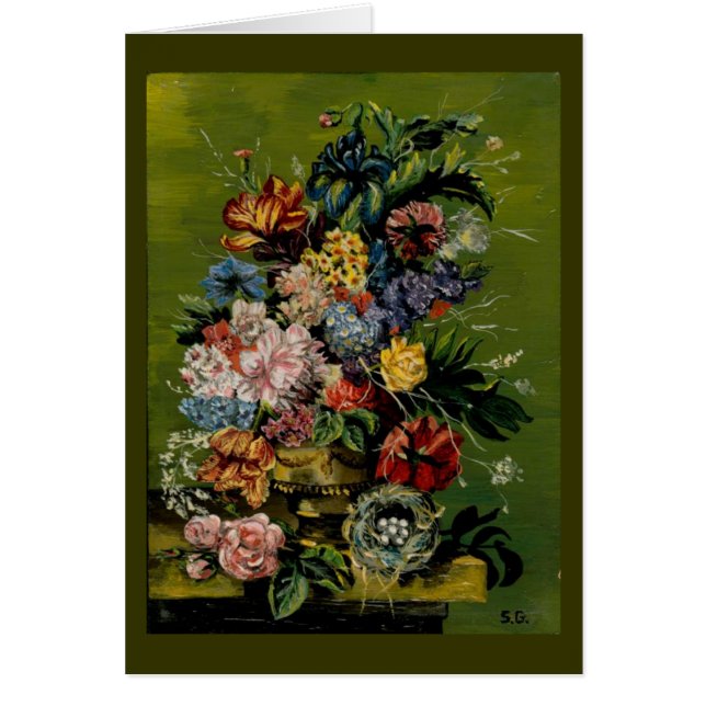 stillife with nest - vintage (Front)