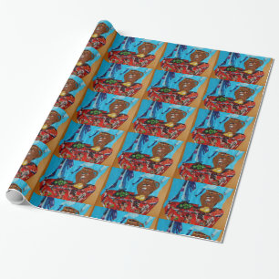 Stilllife Collage Colourful Art Glossy Wrapping Wrapping Paper