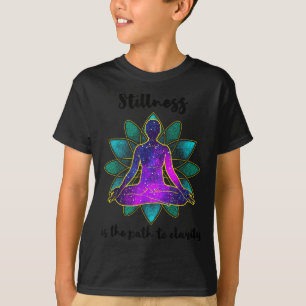 Stillness Is The Path To Clarity Gratitude Motivat T-Shirt