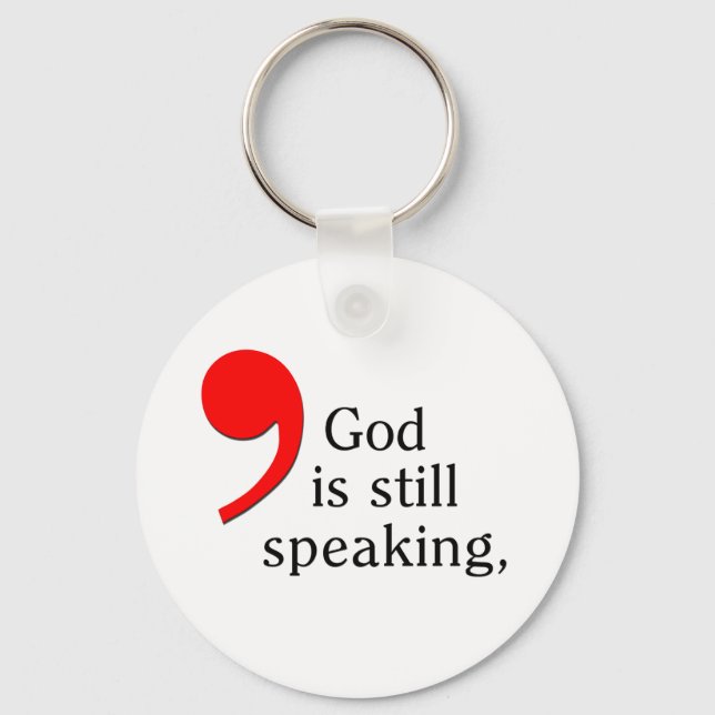 StillSpeaking Keychain (Front)