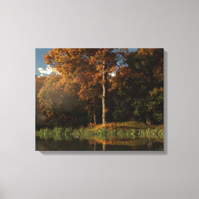 Stillwater (Autumn) Canvas Print (Front)