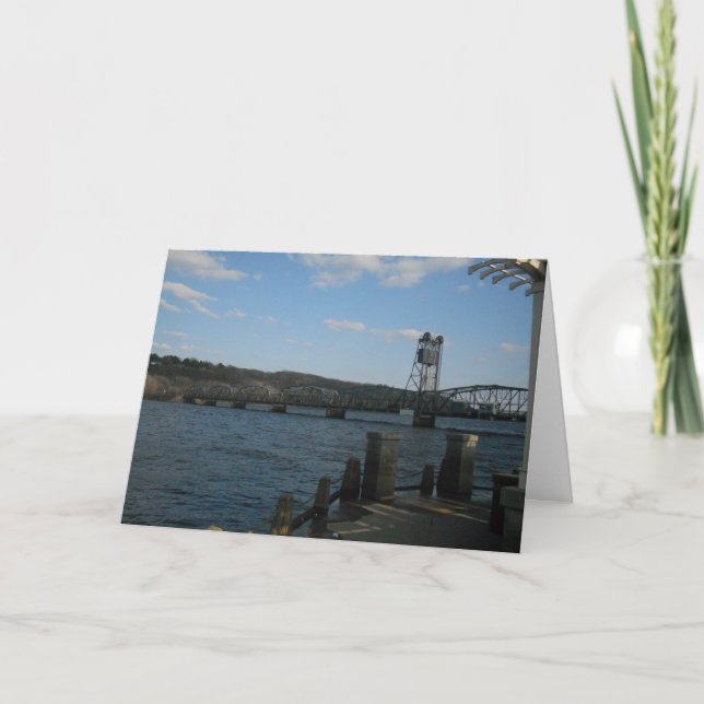 “Stillwater Lift Bridge” Get Well Card (Front)