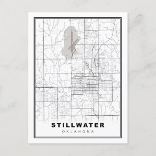 Stillwater Map Postcard