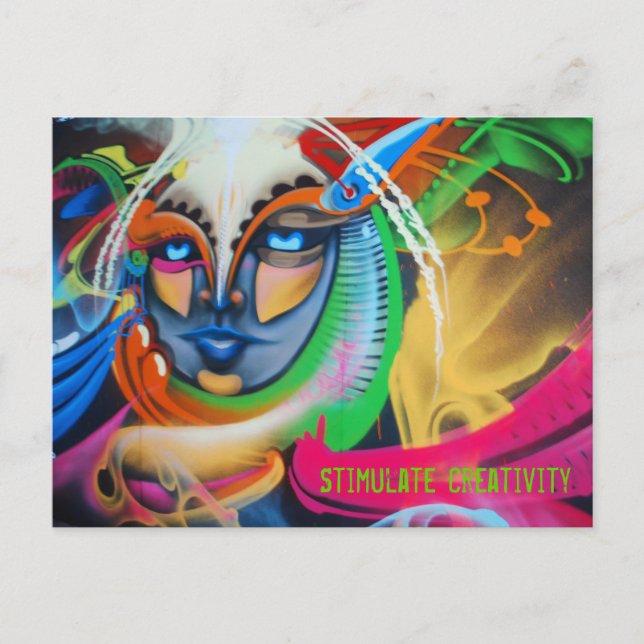 Stimulate Creativity Postcard (Front)