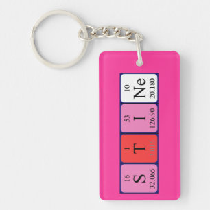 Stine periodic table name keyring