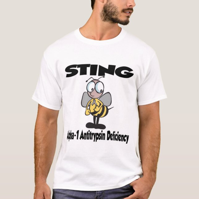 STING Alpha-1 Antitrypsin Deficiency T-Shirt (Front)