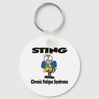 STING Chronic Fatigue Syndrome Keychain