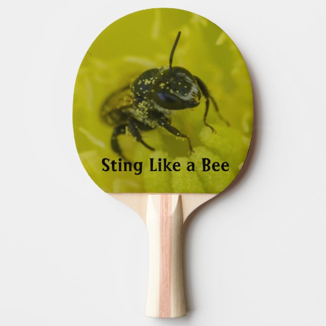 Sting like a bee - Funny Paddle with text (Front)