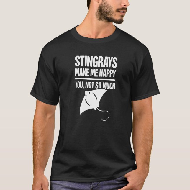 Sting Ray Ocean Creature Skate Stingray T-Shirt (Front)