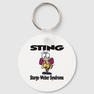STING Sturge-Weber Syndrome Keychain