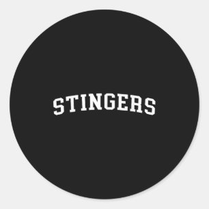 Stingers classic round sticker