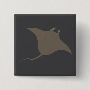 Stingray 2 Inch Square Button
