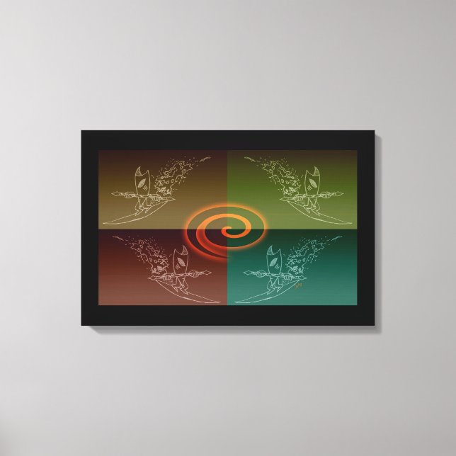 Stingray Canvas Print (Front)