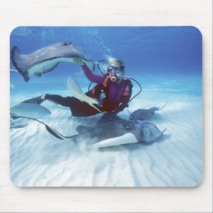 Stingray City, Grand Cayman, Cayman Islands, Mouse Pad