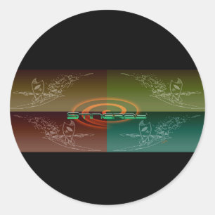 Stingray Classic Round Sticker