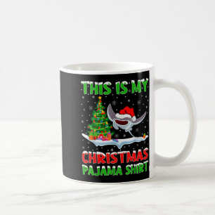 Stingray Fish Xmas Tree Lights This Is My Christma Coffee Mug