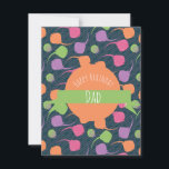 Stingray Happy Birthday Dad Father Grandpa  Card<br><div class="desc">Birthday Card with Stingray Fish Pattern Theme Happy Birthday Greeting</div>