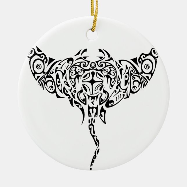 STINGRAY of AOTEAROA new zealand Ceramic Ornament (Front)