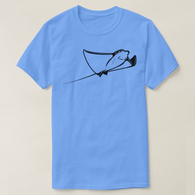 Stingray Outline T-Shirt (Design Front)