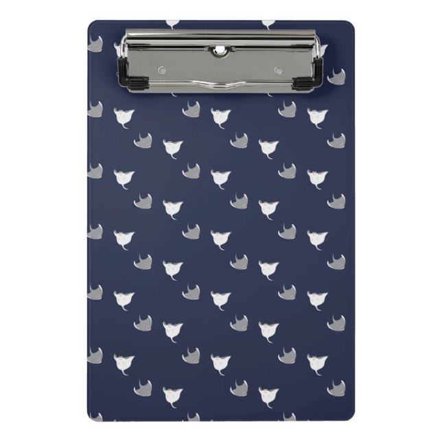 Stingray Pattern Mini Clipboard (Front)