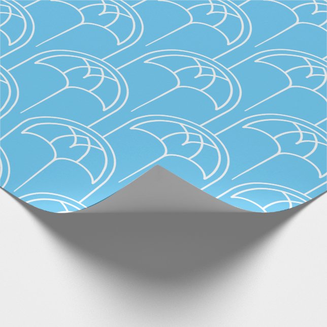 Stingray Pattern  Wrapping Paper (Corner)