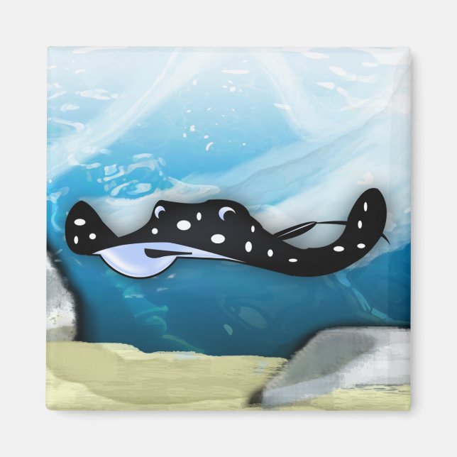 Stingray Swoosh Magnet (Front)