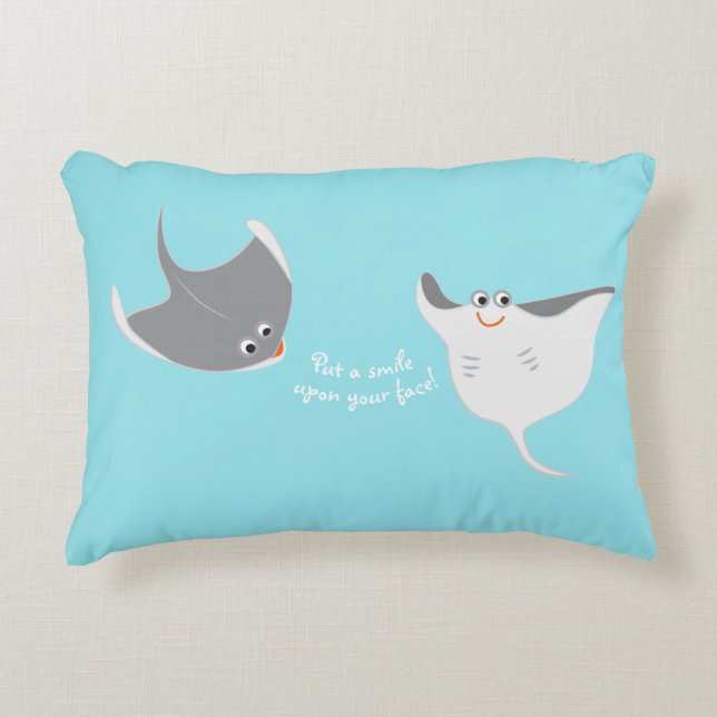 Stingrays Accent Pillow (Front)