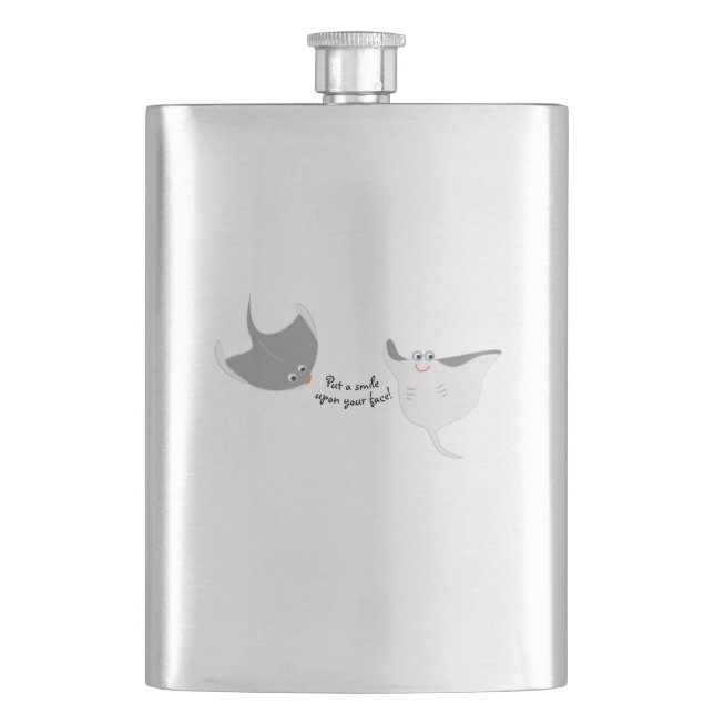 Stingrays Hip Flask (Front)