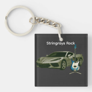 Stingrays Rock Keychain