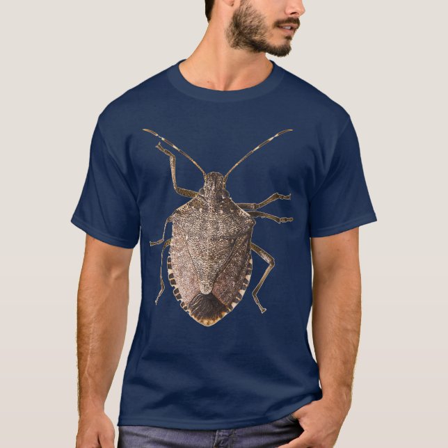 Stink Bug Entomology Insects Funny T-Shirt (Front)