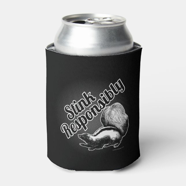 Stink Responsibly Can Cooler (Can Front)