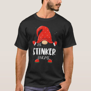 Stinker Gnome Matching Family Group Christmas Paja T-Shirt