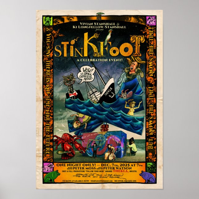 Stinkfoot 40th Anniversary Celebration Poster (Front)