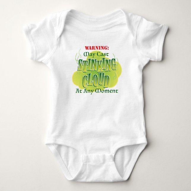 Stinking Cloud Baby Bodysuit (Front)