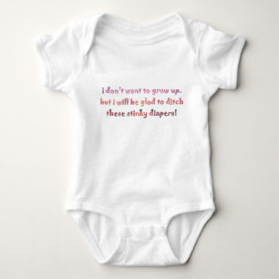 Stinky Diapers Potty Humour Baby Bodysuit