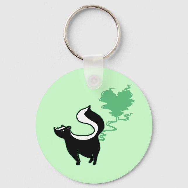 Stinky Love Skunk Keychain (Front)