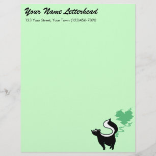 Stinky Love Skunk Letterhead