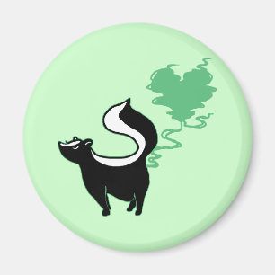 Stinky Love Skunk Magnet