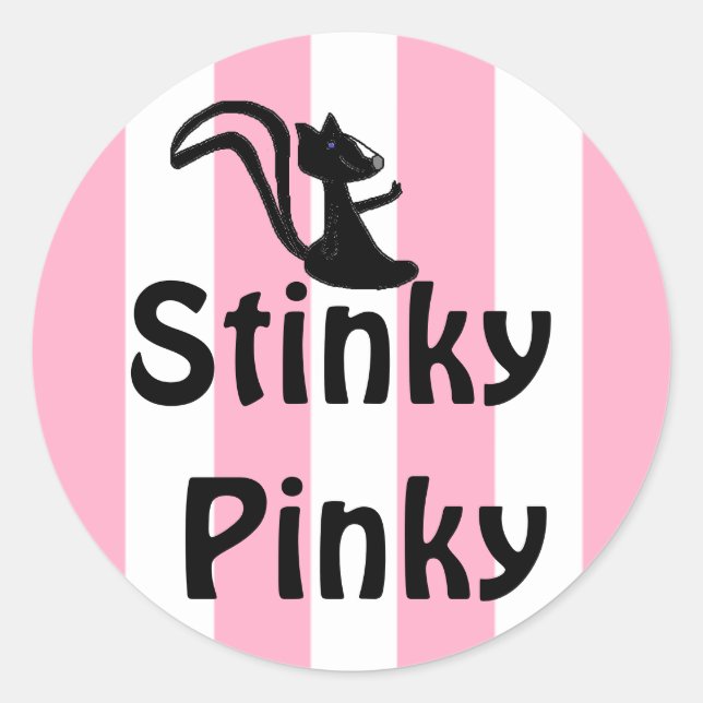 Stinky Pinky Stickers (Front)