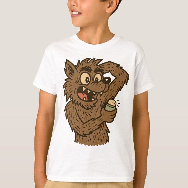 Stinky Werewolf  T-Shirt (Front)
