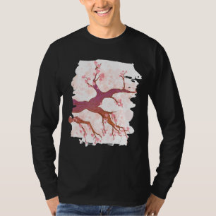 Stipes Sakura Japanese Cherry Flower Blossom Japan T-Shirt