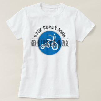 Stir Crazy Mom-Durham: Women's Tee-Shirt T-Shirt