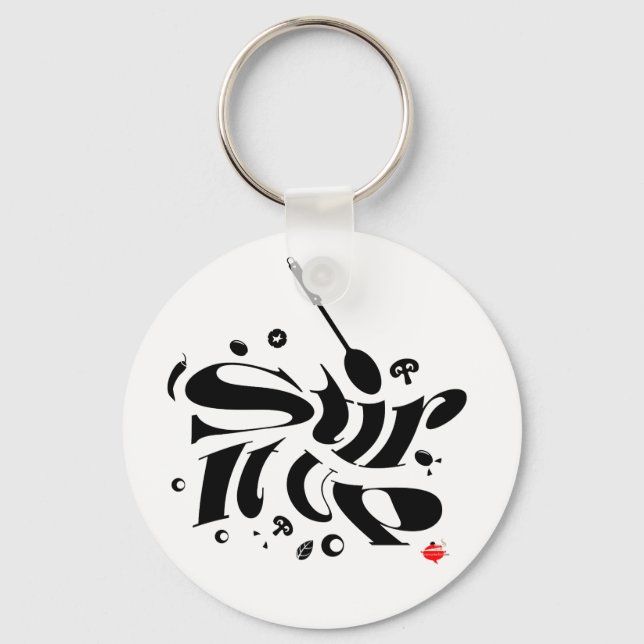 Stir It Up! Keychain (Front)