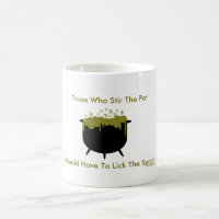 Stir The Pot Witch Cauldron Mug