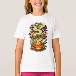 Stir Up Night Moon Dragon Halloween T-Shirt