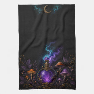 Stir Up Some Trouble Gothic Halloween Kitchen Towe Towel