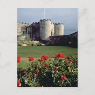 Stirling Castle, Scotland flowers Postcard