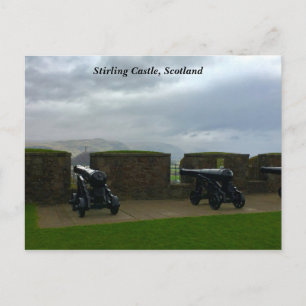 Stirling Castle View of Wallace Monument Scotland Postcard